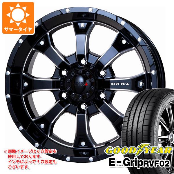【タイヤ交換対象】ニッサン T31エクストレイル用 サマータイヤ グッドイヤー エフィシエントグリップ RVF02 215/65R16 98H MKW MK-46 M/L+ 7.0-16 タイヤホイール4本セット|タイヤ1番