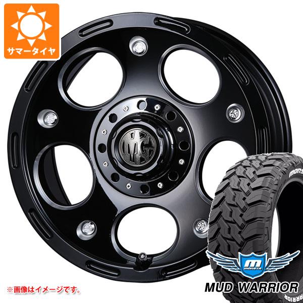【タイヤ交換対象】5本セット スズキ ジムニーノマド JC74W用 サマータイヤ モンスタ マッドウォーリアー LT235/70R16 104/101Q ホワイトレター クリムソン MG デーモン 5.5-16 タイヤホイール5本セット|タイヤ1番