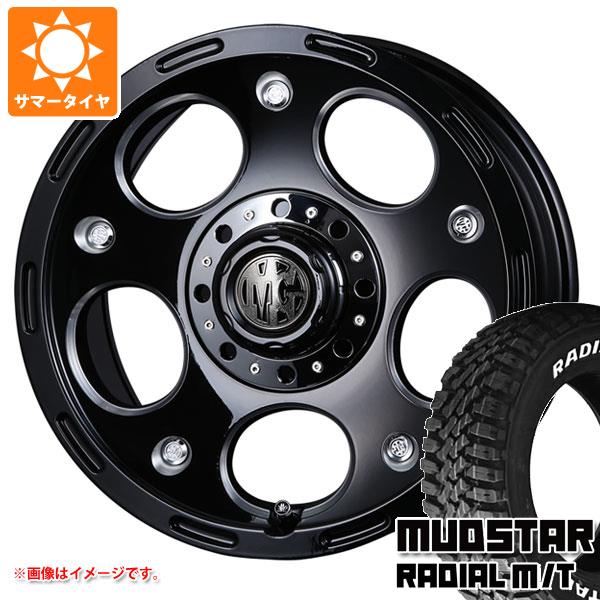 【タイヤ交換対象】スズキ ジムニーノマド JC74W用 サマータイヤ マッドスター ラジアル M/T 225/70R16 103S ホワイトレター クリムソン MG デーモン 5.5-16 タイヤホイール4本セット 102,575円