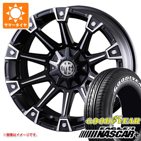 【タイヤ交換対象】ハイエース 200系用 2026年製 サマータイヤ グッドイヤー イーグル ＃1 ナスカープラス 215/60R17C 109/107R ホワイトレター クリムソン MG モンスター 7.0-17 タイヤホイール4本セット