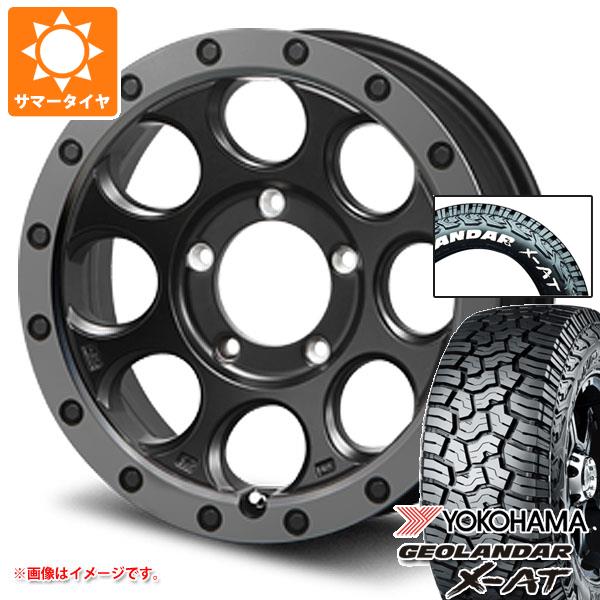 【タイヤ交換対象】5本セット スズキ ジムニーノマド JC74W用 サマータイヤ ヨコハマ ジオランダー X-AT G016 185/85R16 105/103N LT ホワイトレター MLJ エクストリームJ XJ03 6.0-16 タイヤホイール5本セット