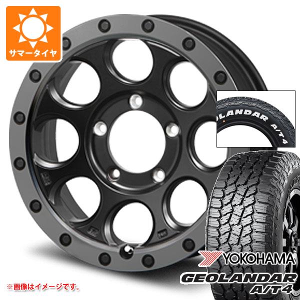 【タイヤ交換対象】スズキ ジムニーノマド JC74W用 2026年製 サマータイヤ ヨコハマ ジオランダー A/T4 G018 185/85R16 105/103N LT ホワイトレター MLJ エクストリームJ XJ03 6.0-16 タイヤホイール4本セット