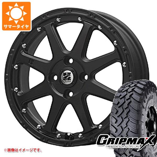 【タイヤ交換対象】サマータイヤ 185R14 102/100Q グリップマックス マッドレイジ M/T ホワイトレター MLJ エクストリームJ 4.5-14 タイヤホイール4本セット｜タイヤ１番