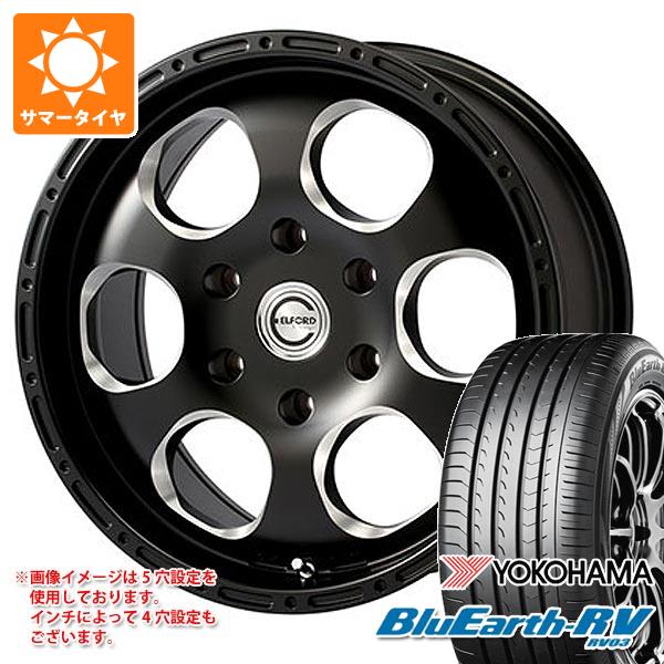 【タイヤ交換対象】T31エクストレイル用 2026年製 サマータイヤ ヨコハマ ブルーアースRV RV03 215/65R16 98H ブラッドストック ワンピース 7.0-16 タイヤホイール4本セット｜タイヤ１番