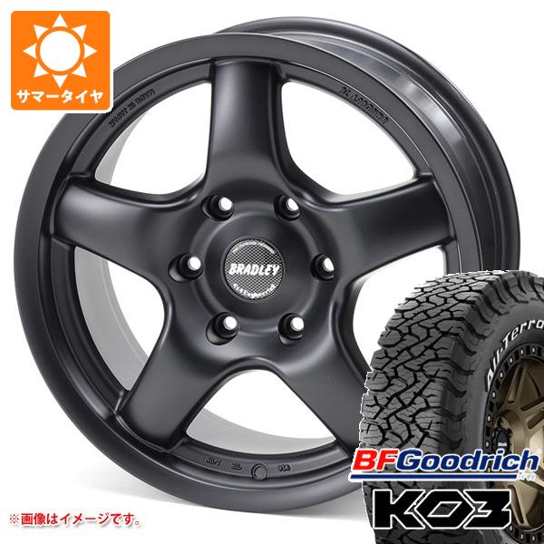 【タイヤ交換対象】サマータイヤ 265/65R17 116/113S BFグッドリッチ オールテレーンT/A KO3 ホワイトレター ブラッドレー パイ 8.0-17 タイヤホイール4本セット