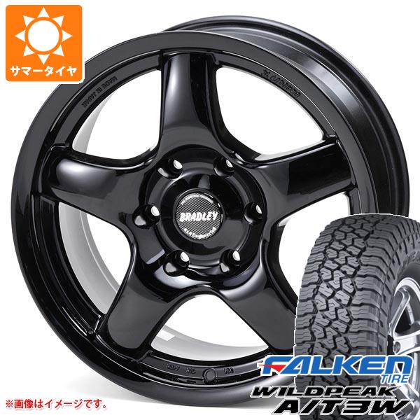 【タイヤ交換対象】5本セット FJクルーザー 10系用 サマータイヤ ファルケン ワイルドピーク A/T3W LT265/70R17 121/118R ブラッドレー パイ 8.0-17 タイヤホイール5本セット