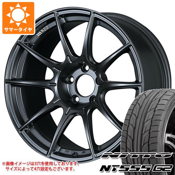 【タイヤ交換対象】サマータイヤ 245/45R19 102Y XL ニットー NT555 G2 SSR GTX01 8.5-19 タイヤホイール4本セット