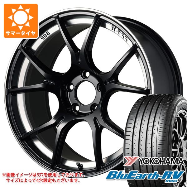 【タイヤ交換対象】サマータイヤ 245/45R19 102W XL ヨコハマ ブルーアースRV RV03 SSR GTX02 8.5-19 タイヤホイール4本セット