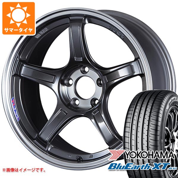 【タイヤ交換対象】サマータイヤ 215/50R18 92V ヨコハマ ブルーアースXT AE61 SSR GTX03 7.5-18 タイヤホイール4本セット｜タイヤ１番
