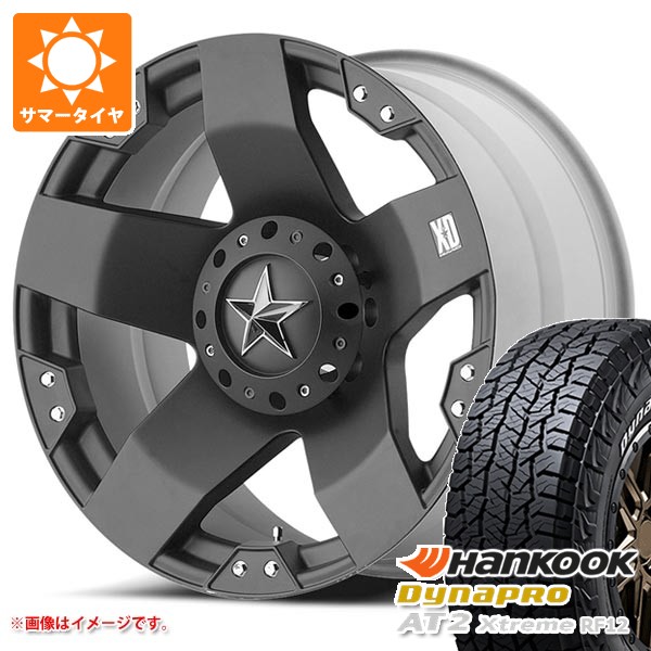 【タイヤ交換対象】5本セット トヨタ FJクルーザー 10系用 2026年製 サマータイヤ ハンコック ダイナプロAT2 エクストリーム RF12 265/70R17 115T ホワイトレター KMC XD775 ロックスター 8.0-17 タイヤホイール5本セット｜タイヤ１番 144,375円