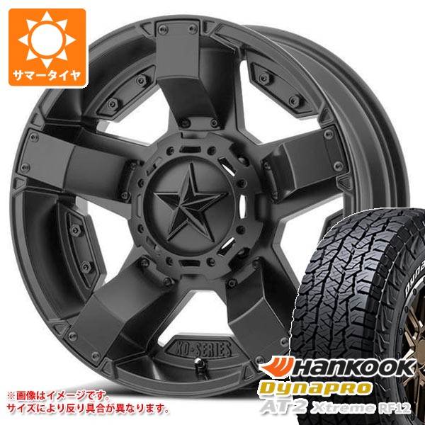 【タイヤ交換対象】5本セット トヨタ FJクルーザー 10系用 2026年製 サマータイヤ ハンコック ダイナプロAT2 エクストリーム RF12 265/70R17 115T ホワイトレター KMC XD811 ロックスター2 8.0-17 タイヤホイール5本セット｜タイヤ１番