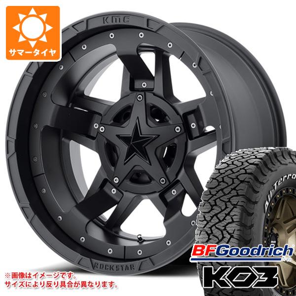 【タイヤ交換対象】RAV4 50系用 サマータイヤ BFグッドリッチ オールテレーンT/A KO3 LT265/65R17 116/113S ホワイトレター KMC XD827 ロックスター3 8.0-17 タイヤホイール4本セット｜タイヤ１番