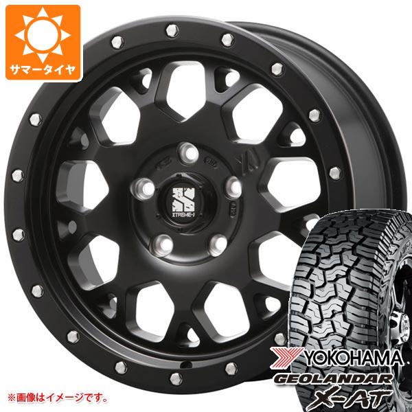 【タイヤ交換対象】ジープ レネゲード BU/BV系用 2026年製 サマータイヤ ヨコハマ ジオランダー X-AT G016 LT215/70R16 100/97Q ブラックレター MLJ エクストリームJ XJ04 タイヤホイール4本セット