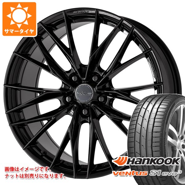 【タイヤ交換対象】サマータイヤ 245/45R19 102Y XL ハンコック ベンタス S1 エボ3 K127 ワーク シュヴァート ブルネン LX 8.0-19 タイヤホイール4本セット|タイヤ1番