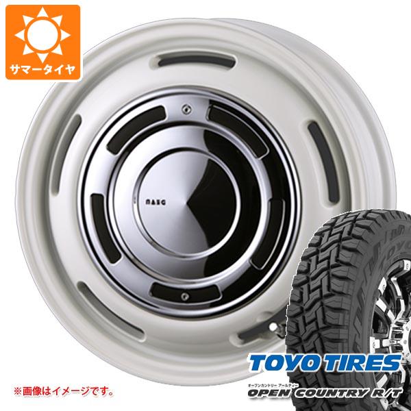 【タイヤ交換対象】エブリイワゴン DA17W用 2026年製 サマータイヤ トーヨー オープンカントリー R/T 165/80R14 97/95N ホワイトレター ディーンクロスカントリー 4.5-14 タイヤホイール4本セット｜タイヤ１番