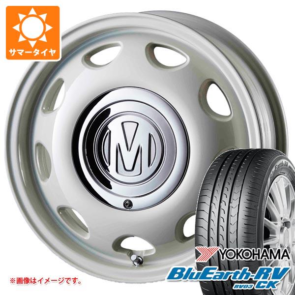 【タイヤ交換対象】2026年製 サマータイヤ 155/65R14 75H ヨコハマ ブルーアースRV RV03CK クリムソン ディーン ミニ 5.0-14 タイヤホイール4本セット