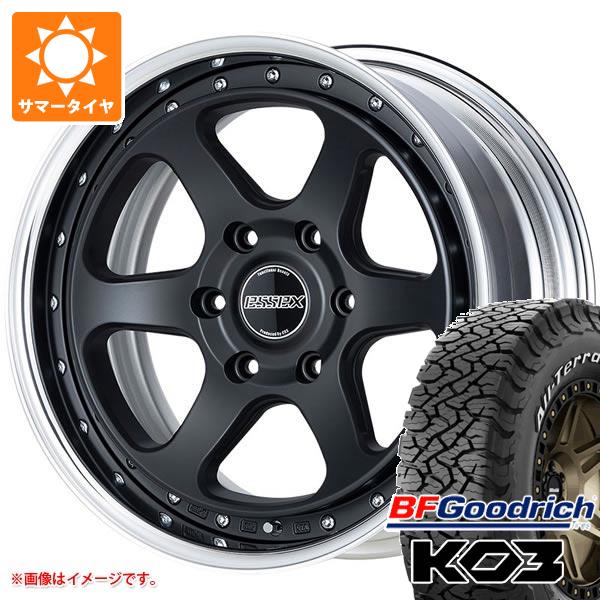 【タイヤ交換対象】ハイエース 200系用 2026年製 サマータイヤ BFグッドリッチ オールテレーンT/A KO3 LT215/70R16 100/97S ホワイトレター エセックス EL 2P 6.5-16 タイヤホイール4本セット|タイヤ1番