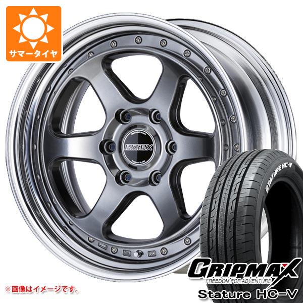 トヨタ ハイエース 200系用 サマータイヤ グリップマックス スタチャー HC-V 225/50R18C 107/105T ホワイトレター エセックス EL 2P 7.0-18 タイヤホイール4本セット｜タイヤ１番