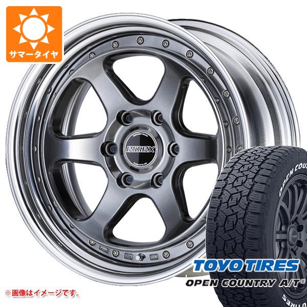 トヨタ ハイエース 200系用 サマータイヤ トーヨー オープンカントリー A/T3 215/60R17C 109/107R ホワイトレター エセックス EL 2P 6.5-17 タイヤホイール4本セット|タイヤ1番