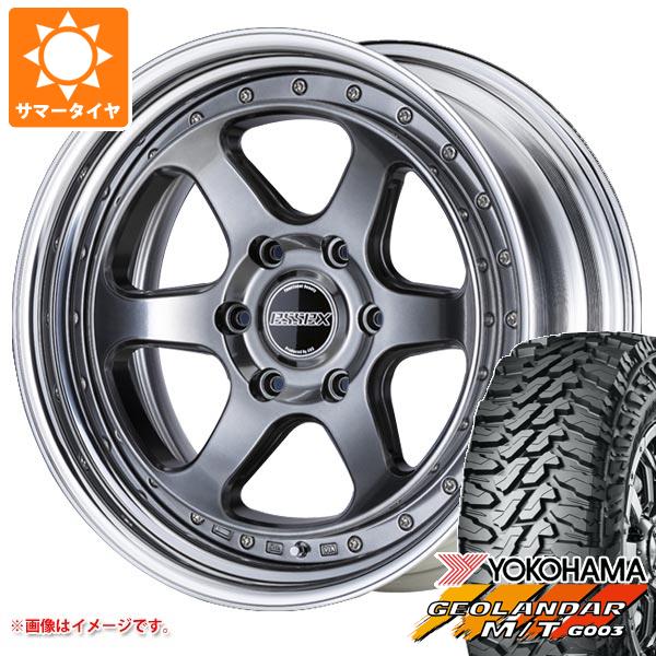 【タイヤ交換対象】トヨタ ハイエース 200系用 サマータイヤ 2026年製 ヨコハマ ジオランダー M/T G003 LT215/70R16 100/ 97Q エセックス EL 2P 6.5-16 タイヤホイール4本セット