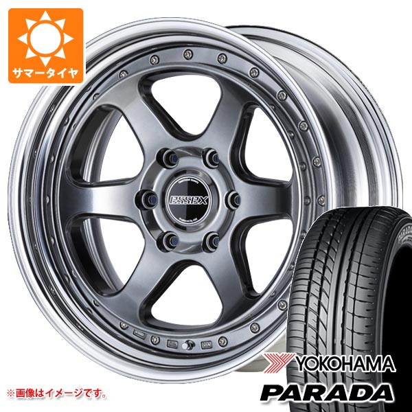 【タイヤ交換対象】ハイエース 200系用 2026年製 サマータイヤ ヨコハマ パラダ PA03 215/65R16C 109/107S ホワイトレター エセックス EL 2P 6.5-16 タイヤホイール4本セット