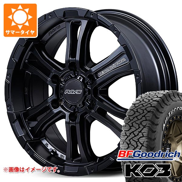【タイヤ交換対象】トヨタ ハイエース 200系用 2026年製 サマータイヤ BFグッドリッチ オールテレーンT/A KO3 LT215/70R16 100/97S ホワイトレター レイズ FDX-AG 6.5-16 タイヤホイール4本セット
