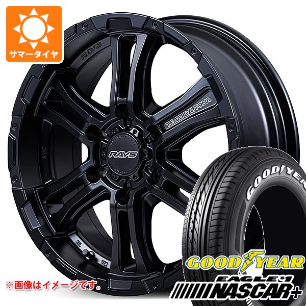 【タイヤ交換対象】トヨタ ハイエース 200系用 2026年製 サマータイヤ グッドイヤー イーグル ＃1 ナスカープラス 215/60R17C 109/107R ホワイトレター レイズ FDX-AG 6.5-17 タイヤホイール4本セット