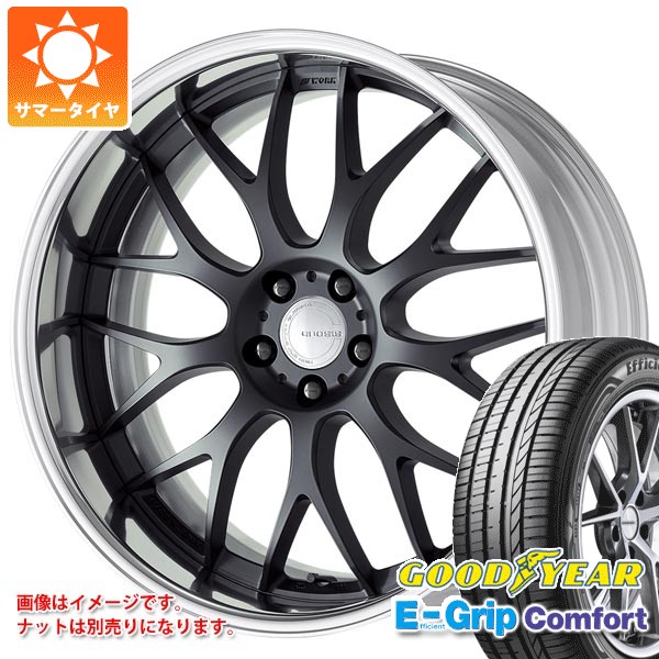 【タイヤ交換対象】サマータイヤ 225/35R19 88W XL グッドイヤー エフィシエントグリップコンフォート ワーク グノーシス RXM 8.0-19 タイヤホイール4本セット