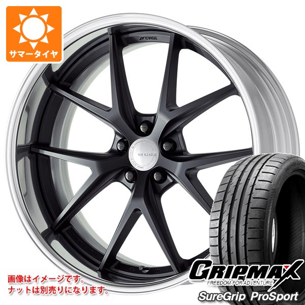 【タイヤ交換対象】トヨタ 40系アルファード用 サマータイヤ グリップマックス シュアグリップ プロスポーツ 245/40ZR21 100Y XL ワーク グノーシス RXS 8.5-21 タイヤホイール4本セット