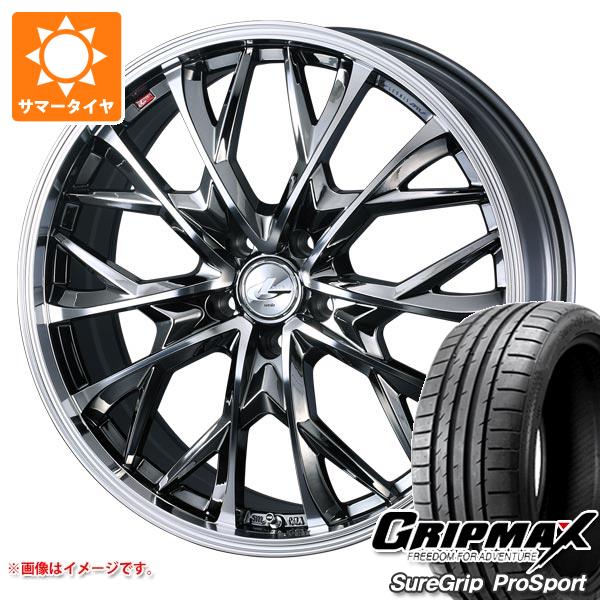 【タイヤ交換対象】40系アルファード用 サマータイヤ グリップマックス シュアグリップ プロスポーツ 245/40ZR21 100Y XL レオニス MV 8.5-21 タイヤホイール4本セット