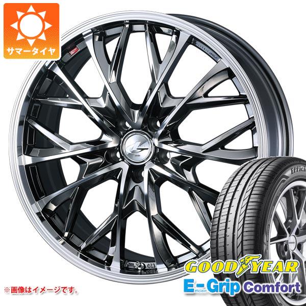 【タイヤ交換対象】サマータイヤ 245/35R20 95W XL グッドイヤー エフィシエントグリップコンフォート レオニス MV 8.5-20 タイヤホイール4本セット