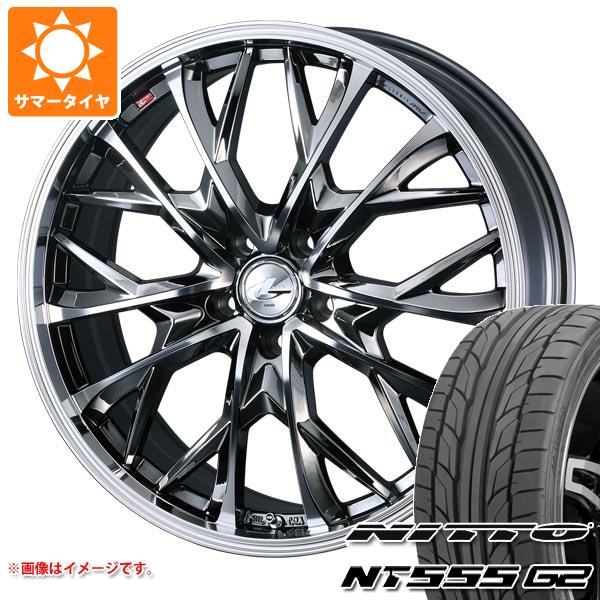 【タイヤ交換対象】サマータイヤ 235/50R18 101Y XL ニットー NT555 G2 レオニス MV 8.0-18 タイヤホイール4本セット