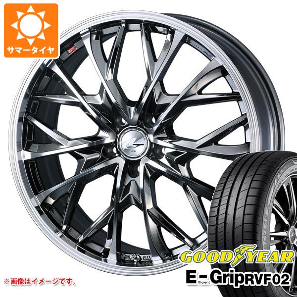 【タイヤ交換対象】サマータイヤ 205/55R16 94V XL グッドイヤー エフィシエントグリップ RVF02 レオニス MV 6.5-16 タイヤホイール4本セット｜タイヤ１番
