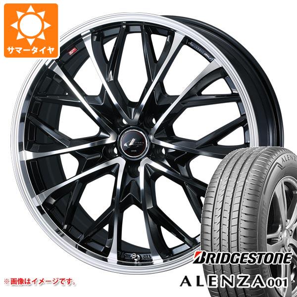 【タイヤ交換対象】サマータイヤ 255/45R20 101W ブリヂストン アレンザ 001 レオニス MV 8.5-20 タイヤホイール4本セット