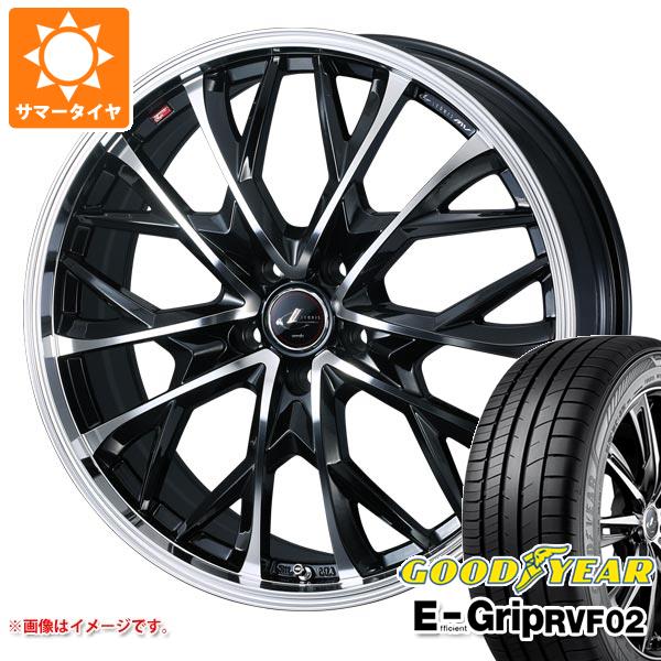 【タイヤ交換対象】サマータイヤ 245/40R20 99W XL グッドイヤー エフィシエントグリップ RVF02 レオニス MV 8.5-20 タイヤホイール4本セット