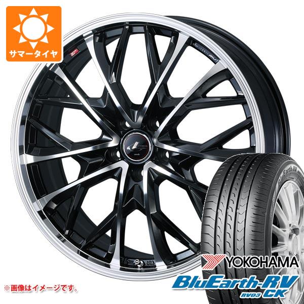【タイヤ交換対象】2026年製 サマータイヤ 165/60R15 77H ヨコハマ ブルーアースRV RV03CK レオニス MV 4.5-15 タイヤホイール4本セット｜タイヤ１番
