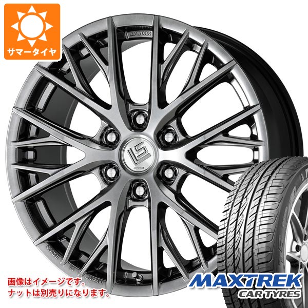 【タイヤ交換対象】トヨタ ランドクルーザー300用 サマータイヤ マックストレック フォルティス T5 285/45R22 114V XL ワーク LS バサラ SUV LX 10.0-22 タイヤホイール4本セット|タイヤ1番
