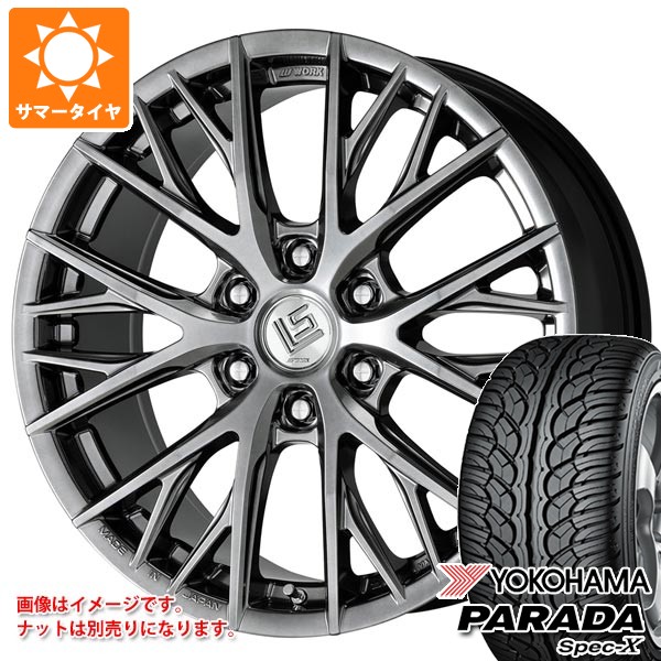 【タイヤ交換対象】トヨタ ランドクルーザー300用 サマータイヤ ヨコハマ パラダ スペック-X PA02 275/55R20 117V REINF ワーク LS バサラ SUV LX 9.0-20 タイヤホイール4本セット 177,750円