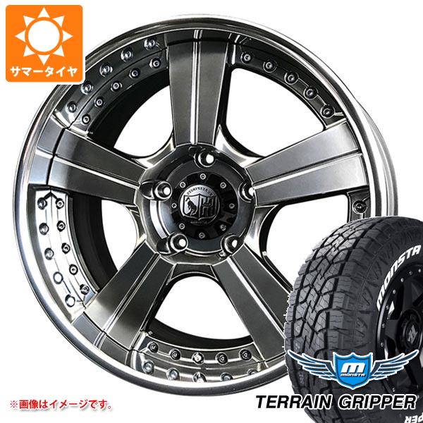 【タイヤ交換対象】ランドクルーザー300用 サマータイヤ モンスタ テレーングリッパー LT275/55R20 120/117Q ホワイトレター スーパースター ピュアスピリッツ オークスXC 9.0-20 タイヤホイール4本セット｜タイヤ１番
