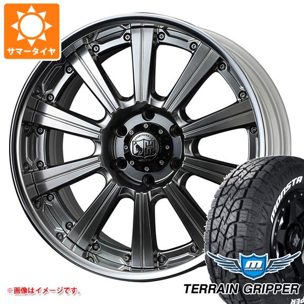 【タイヤ交換対象】ランドクルーザー300用 サマータイヤ モンスタ テレーングリッパー LT275/55R20 120/117Q ホワイトレター スーパースター ピュアスピリッツ サフォーク XC 9.0-20 タイヤホイール4本セット|タイヤ1番