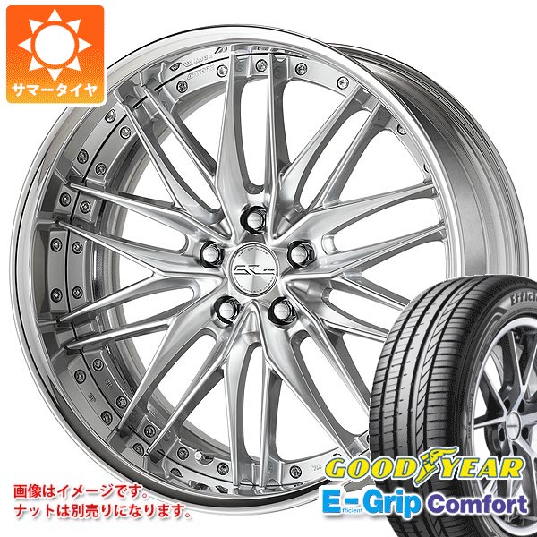 【タイヤ交換対象】サマータイヤ 245/35R19 93W XL グッドイヤー エフィシエントグリップコンフォート ワーク シュヴァート クヴェル2 8.5-19 タイヤホイール4本セット|タイヤ1番