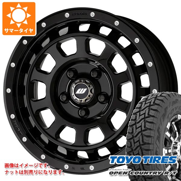 【タイヤ交換対象】トヨタ RAV4 50系用 サマータイヤ トーヨー オープンカントリー R/T 235/70R16 106Q ホワイトレター ワーク クラッグ T-グラビック MC+ 7.0-16 タイヤホイール4本セット