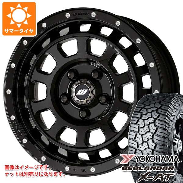 【タイヤ交換対象】トヨタ RAV4 50系用 サマータイヤ ヨコハマ ジオランダー X-AT G016 LT235/70R16 104/101Q アウトラインホワイトレター ワーク クラッグ T-グラビック MC+ 7.0-16 タイヤホイール4本セット