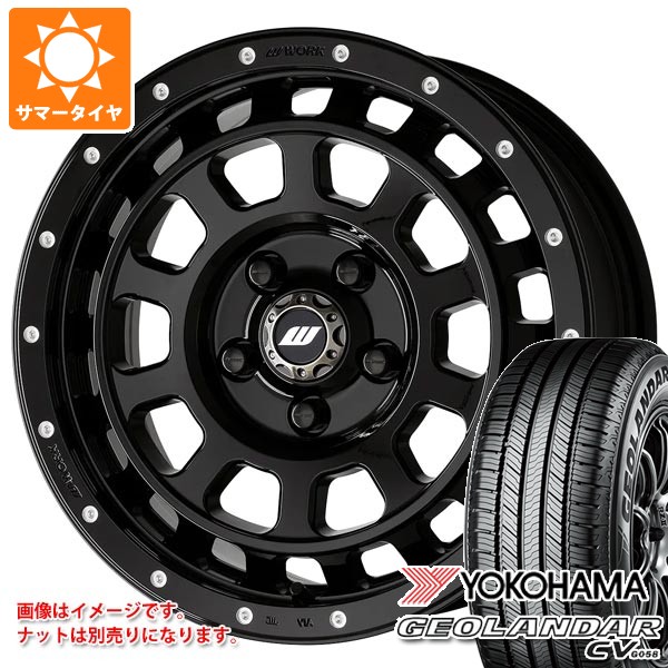 【タイヤ交換対象】ニッサン T31エクストレイル用 2026年製 サマータイヤ ヨコハマ ジオランダー CV G058 225/70R16 103H ワーク クラッグ T-グラビック MC+ 7.0-16 タイヤホイール4本セット｜タイヤ１番