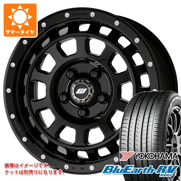 【タイヤ交換対象】ニッサン T31エクストレイル用 2026年製 サマータイヤ ヨコハマ ブルーアースRV RV03 215/65R16 98H ワーク クラッグ T-グラビック MC+ 7.0-16 タイヤホイール4本セット