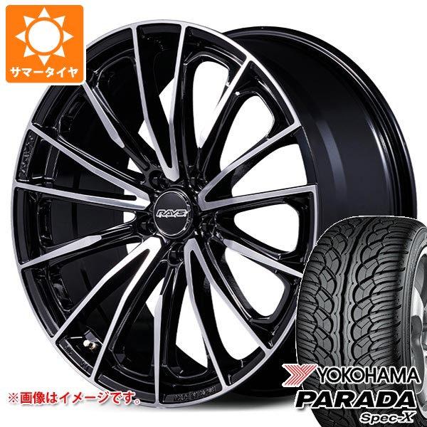 【タイヤ交換対象】サマータイヤ 255/40R20 101V REINF ヨコハマ パラダ スペック-X PA02 レイズ ベルサス ヴォウジェ SE スペックM 8.5-20 タイヤホイール4本セット