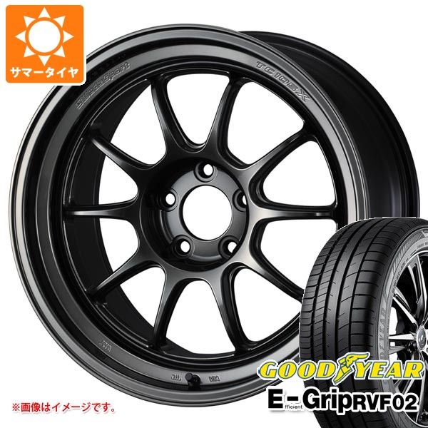 【タイヤ交換対象】サマータイヤ 225/50R18 99V XL グッドイヤー エフィシエントグリップ RVF02 ウェッズスポーツ TC105X DSR 8.5-18 タイヤホイール4本セット