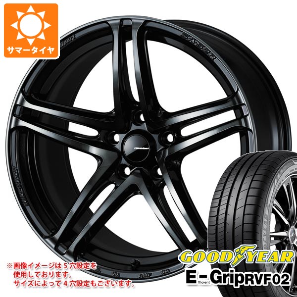 【タイヤ交換対象】サマータイヤ 215/45R17 91W XL グッドイヤー エフィシエントグリップ RVF02 ウェッズスポーツ SA-52R 7.0-17 タイヤホイール4本セット|タイヤ1番