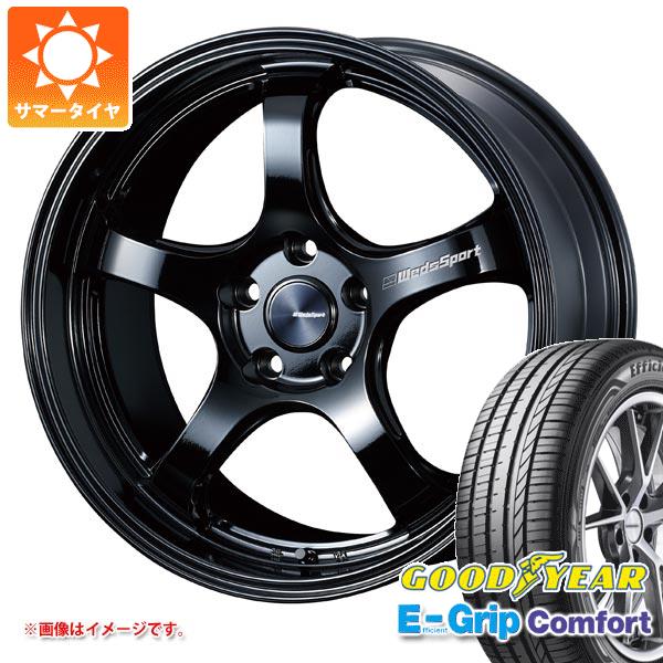 【タイヤ交換対象】サマータイヤ 245/35R19 93W XL グッドイヤー エフィシエントグリップコンフォート ウェッズスポーツ RN-05M 8.5-19 タイヤホイール4本セット|タイヤ1番