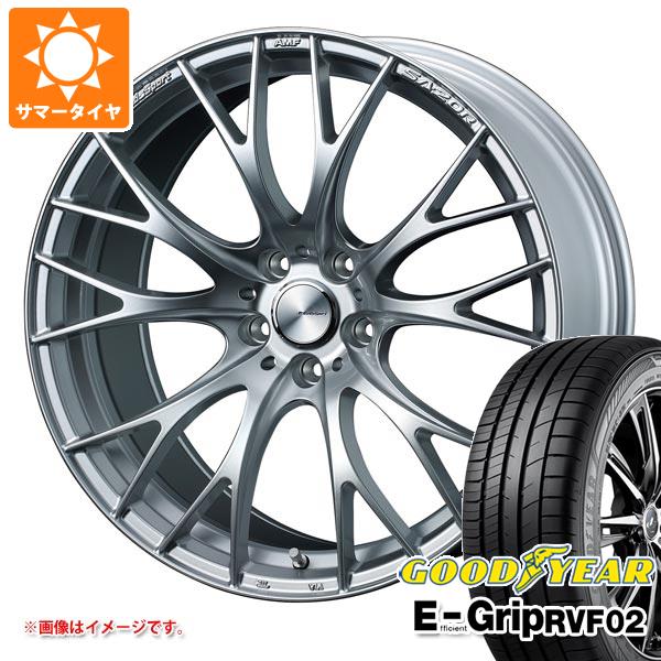 【タイヤ交換対象】サマータイヤ 225/55R19 103W XL グッドイヤー エフィシエントグリップ RVF02 ウェッズスポーツ SA-20R 8.5-19 タイヤホイール4本セット|タイヤ1番